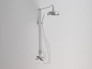 BIANCA - Wall-mounted thermostatic shower panel with hand shower _ Park Avenue